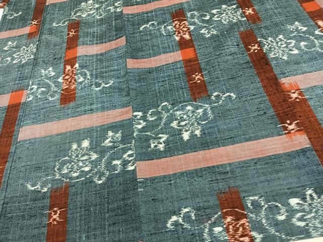 平和屋着物▽上質な紬　単衣　草花文　正絹　逸品　AAAW1494fy 平和屋着物▽上質な紬 単衣 草花文 正絹 逸品 AAAW1494fy - メルカリ