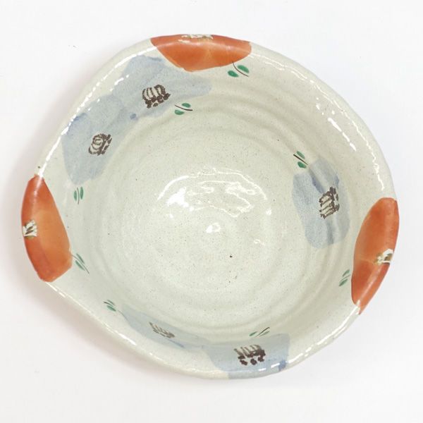 くらしの華 ◆【和食器】くらしの華/山茶花 たわみ鉢 P40-07 茶道具 雑貨 ギフト ギフト【未使用】