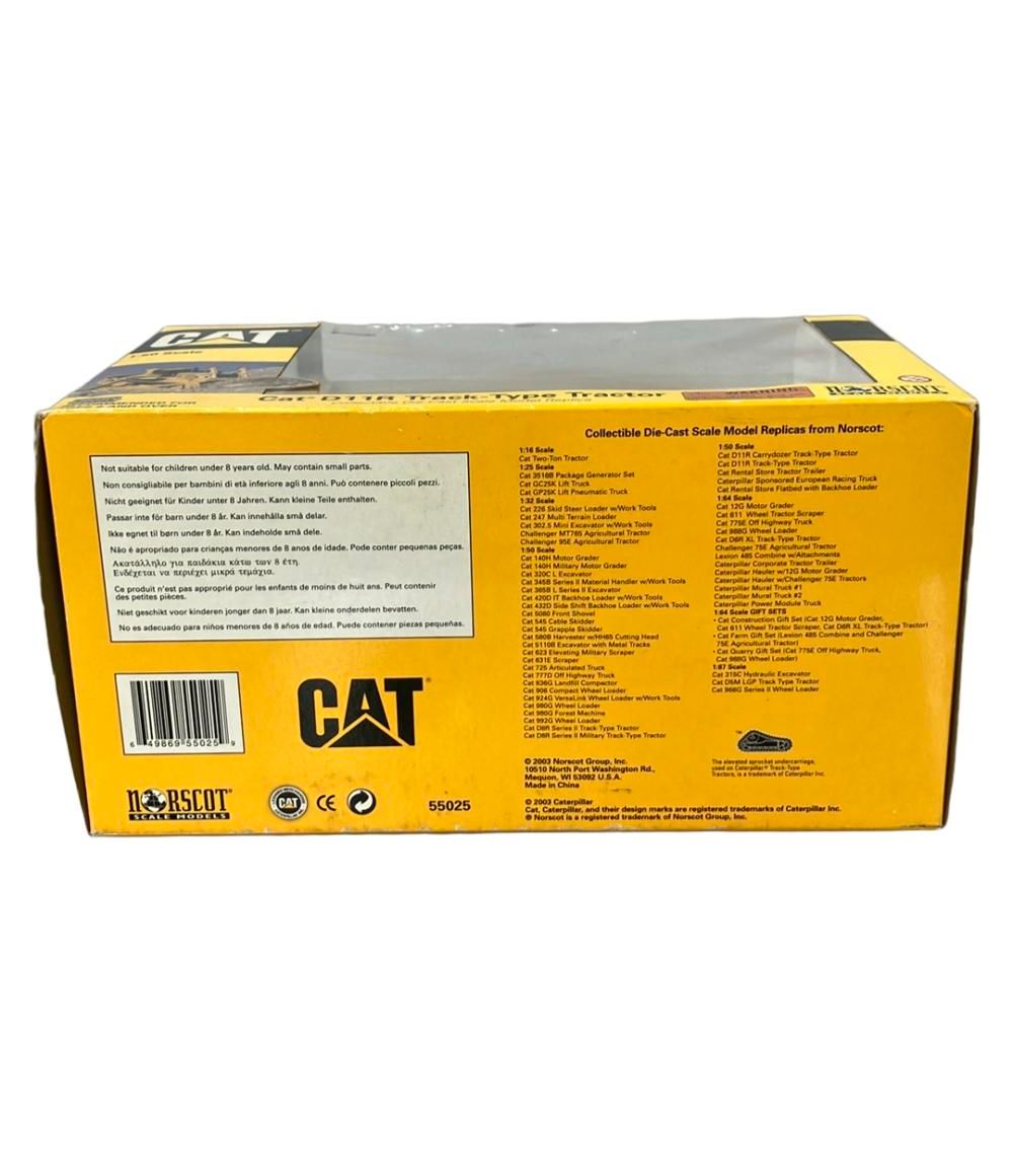 美品 Norscot ミニカー 1/50 CAT D11R トラックタイプ トラクター