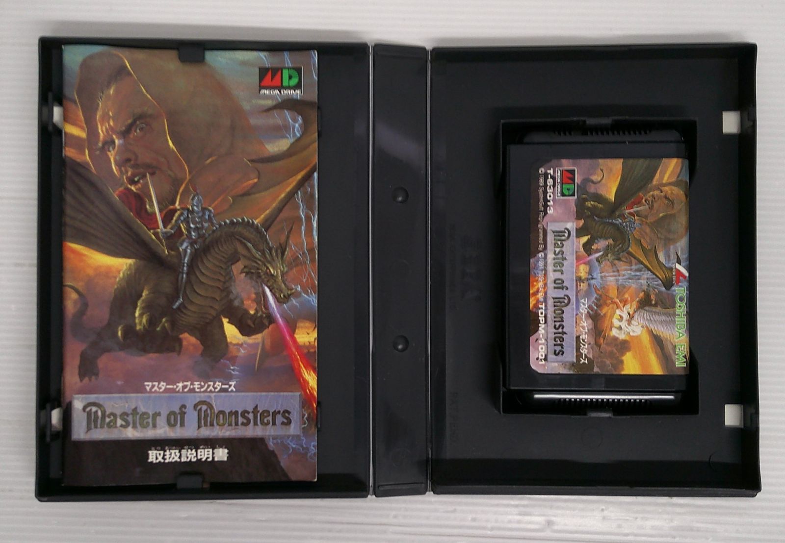 開封品】メガドライブソフト マスターオブモンスターズ【動作未確認 