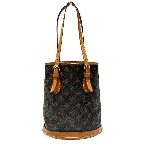 ルイヴィトン Louis Vuitton モノグラム プチバケット M42238 バッグ トートバッグ レディース