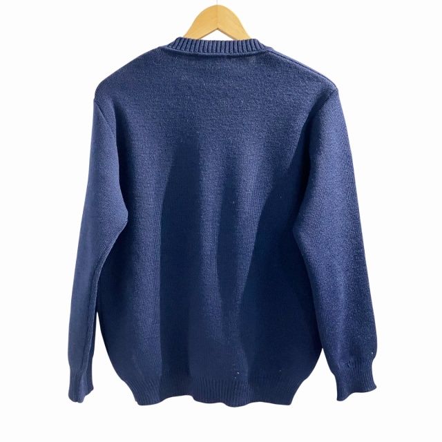 CELINE セリーヌ　カーディガン　ネイビー 中古・古着通販】CELINE (セリーヌ) ウールニットカーディガン