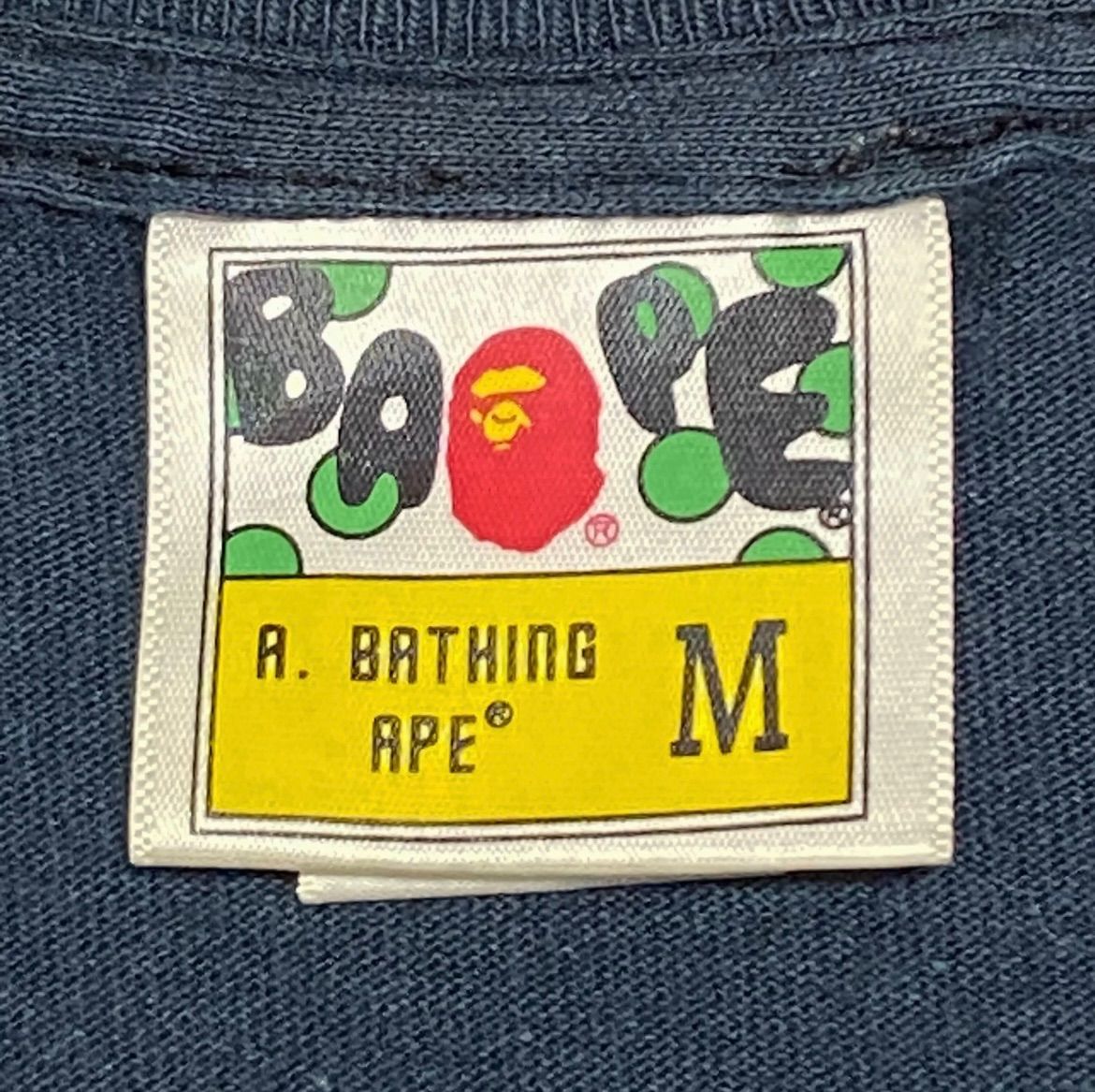 A BATHING APE old ア ベイシング エイプ ビジーワークス ロゴプリント