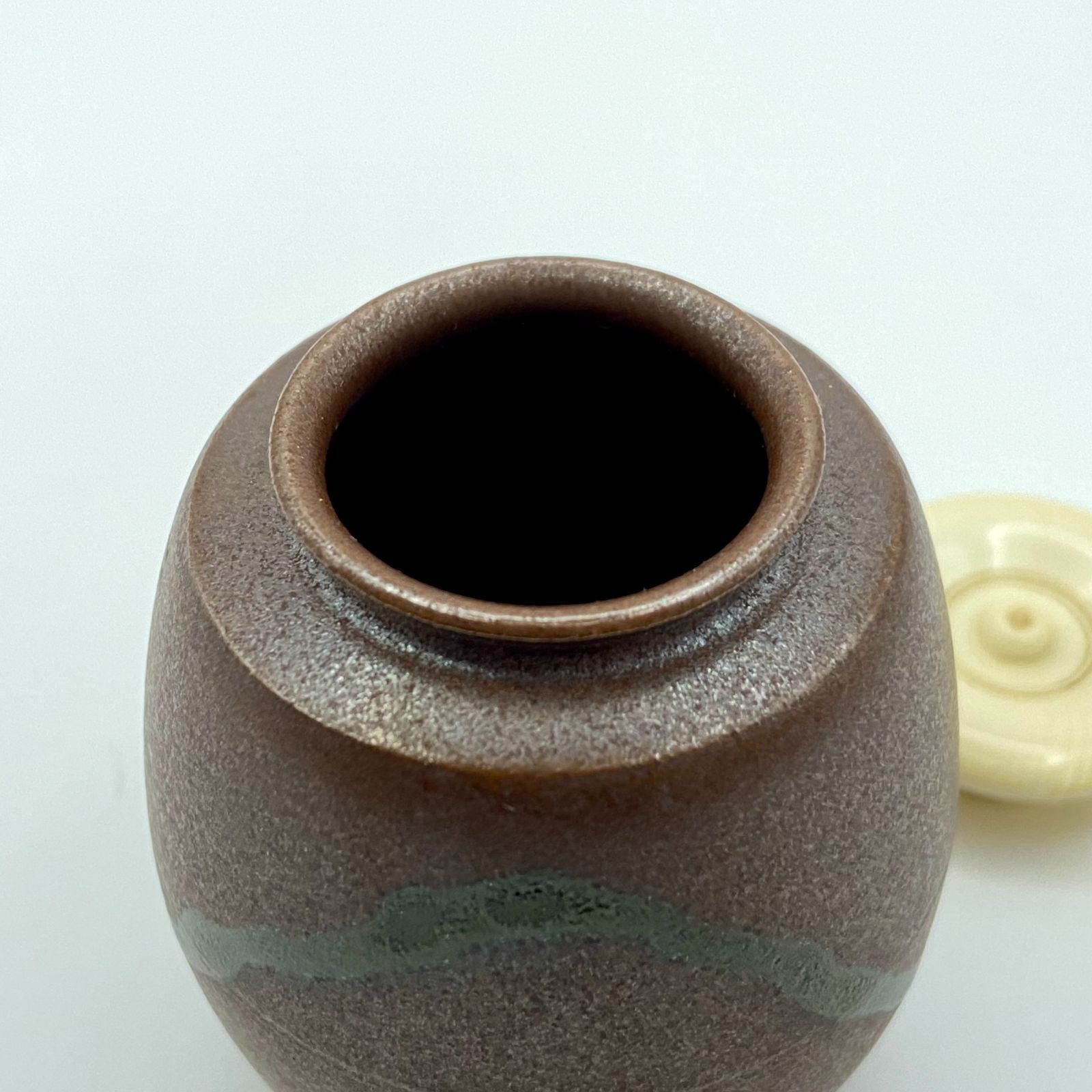 未使用品 茶道具 茶碗 抹茶碗 京焼 暁山 人物語 赤絵