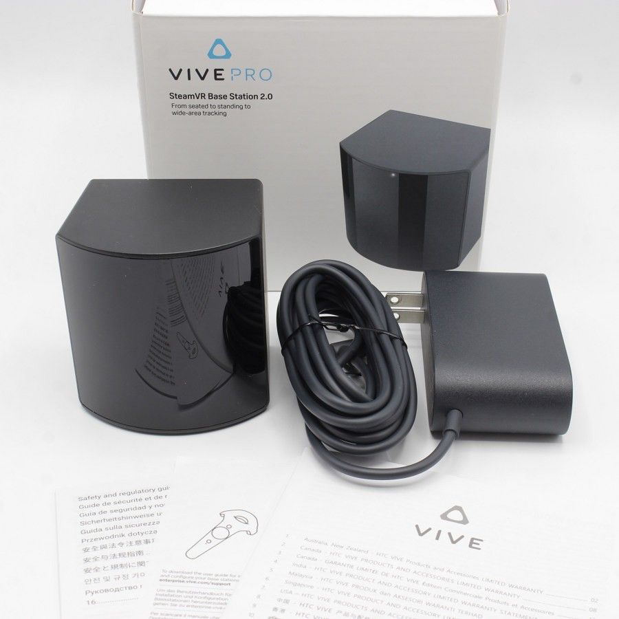 美品】HTC SteamVR VIVE PRO Base Station 2.0 99HATV000-00 アクセサリー ベースステーション VR  本体 - メルカリ