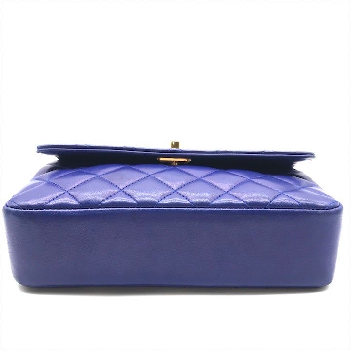 良品 CHANEL シャネル ココマーク ミニ マトラッセ ラムスキン