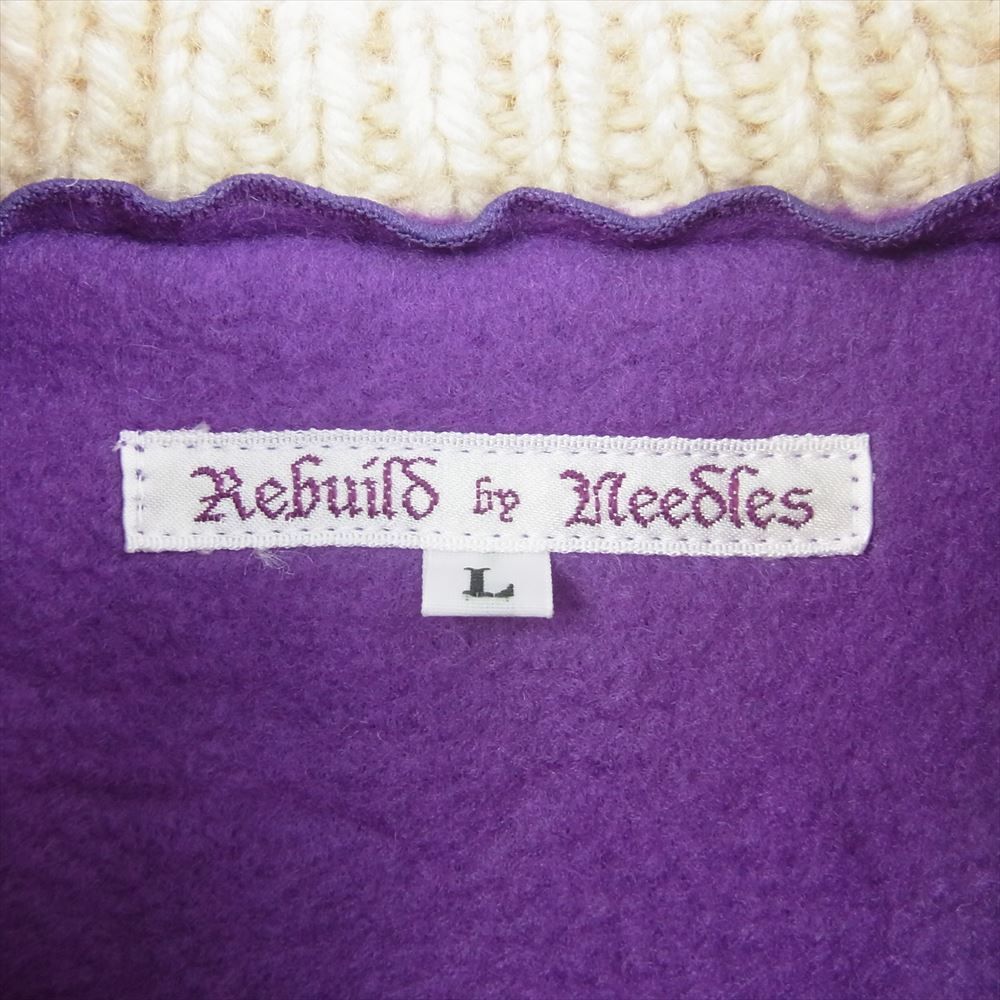 Needles ニードルス 22AW LQ299 REBUILD by Needles Fisherman Sweater 