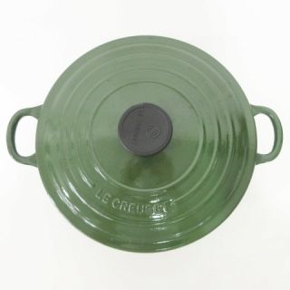 ルクルーゼ Le Creuset ココットロンド 24cm 両手鍋 緑 グリーン ルクルーゼ Le Creuset ココットロンド 24cm 両手鍋 緑 グリーン