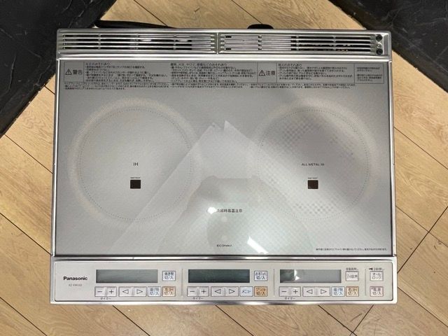 【値下げ】パナソニック製IHクッキングヒーター（据え置き型）KZ-KG22C IHクッキングヒーターPanasonic KZ-KM22D シルバー パナソニック 2口