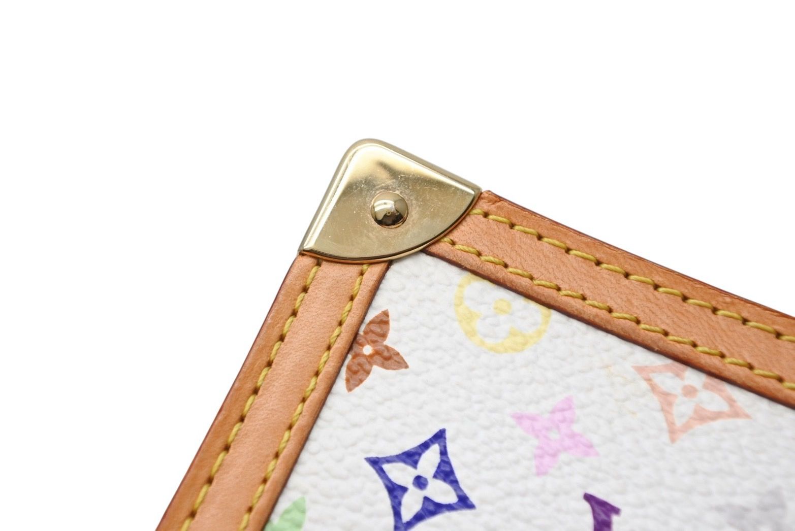  LOUIS VUITTON ルイヴィトン アジェンダPM 手帳カバー 村上隆 R 20896 モノグラム マルチ ホワイト ゴールド金具 4 b 008109 その他 小物