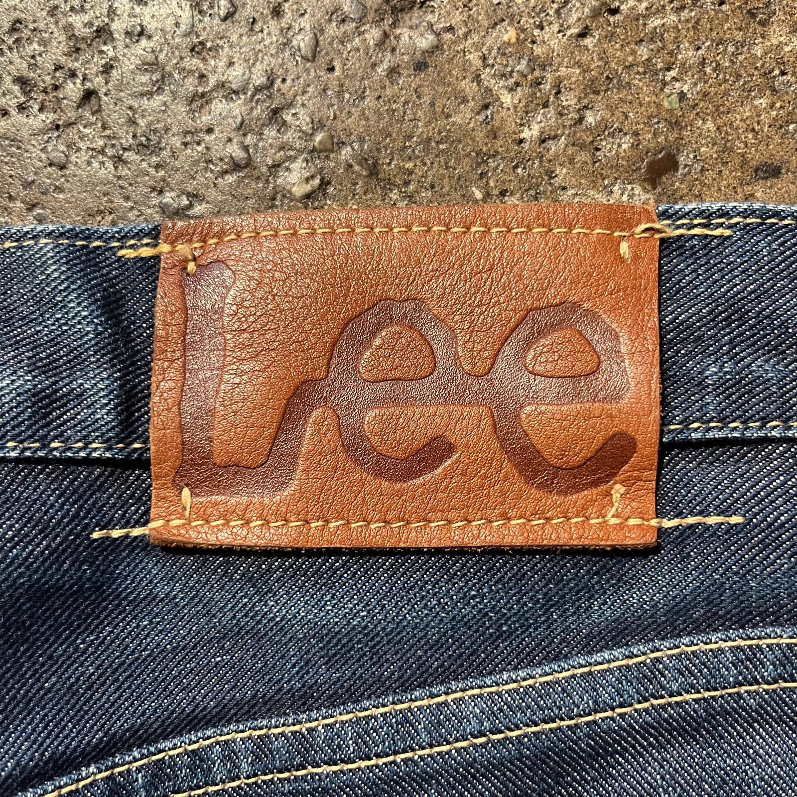 Lee × WAREHOUSE 101B W32 L33 リー ウェアハウス デニムパンツ 濃紺 