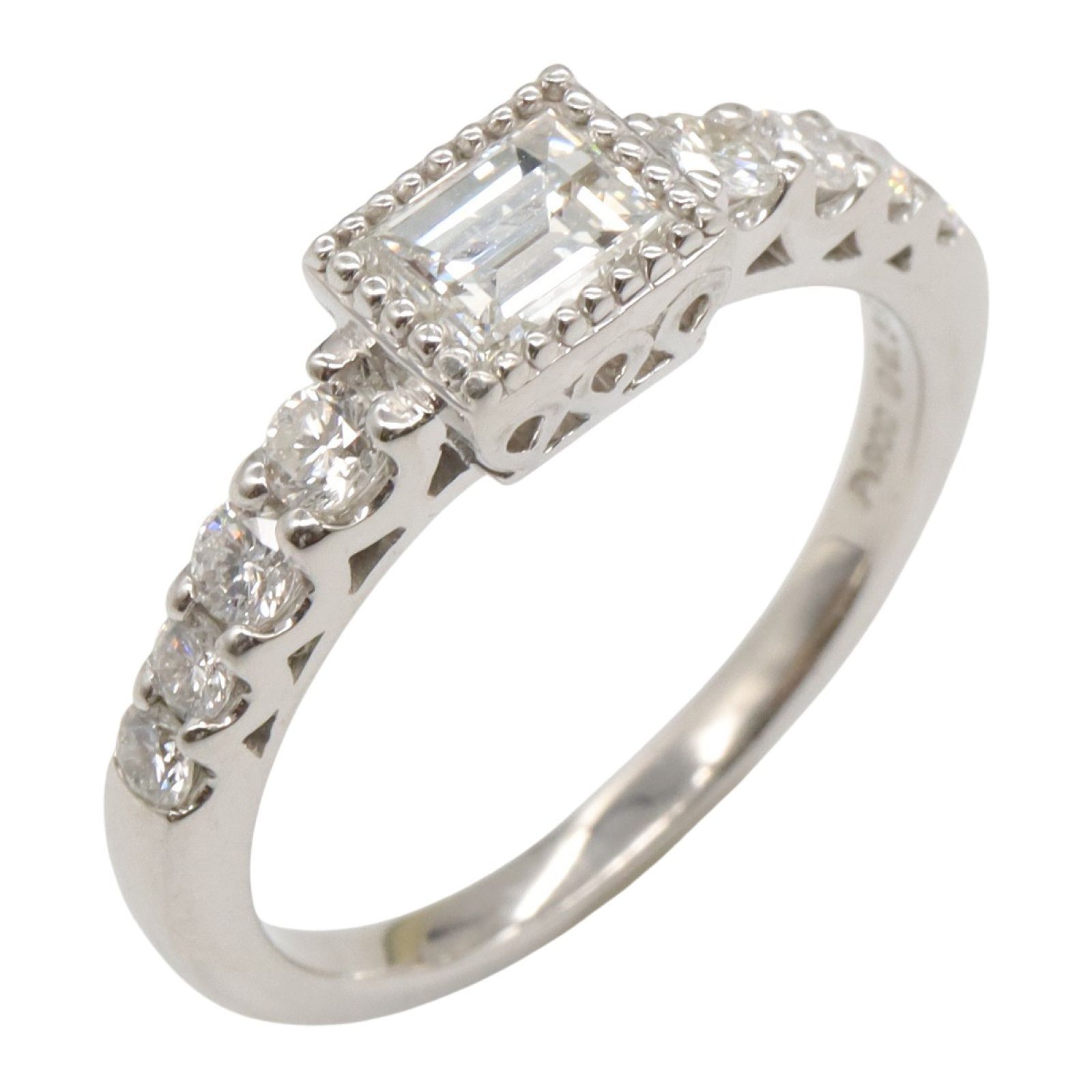 ジュエリー JEWELRY リング 指輪 ダイヤモンド リング ﾀﾞｲﾔ 5.4g H 13.5 Pt900プラチナ ダイヤモンド リング レディース Used A