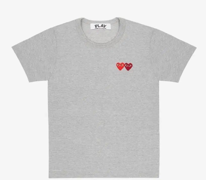 COMME des GARCONS コム デ ギャルソン 半袖 DoubleHeart ダーブルハート スモール