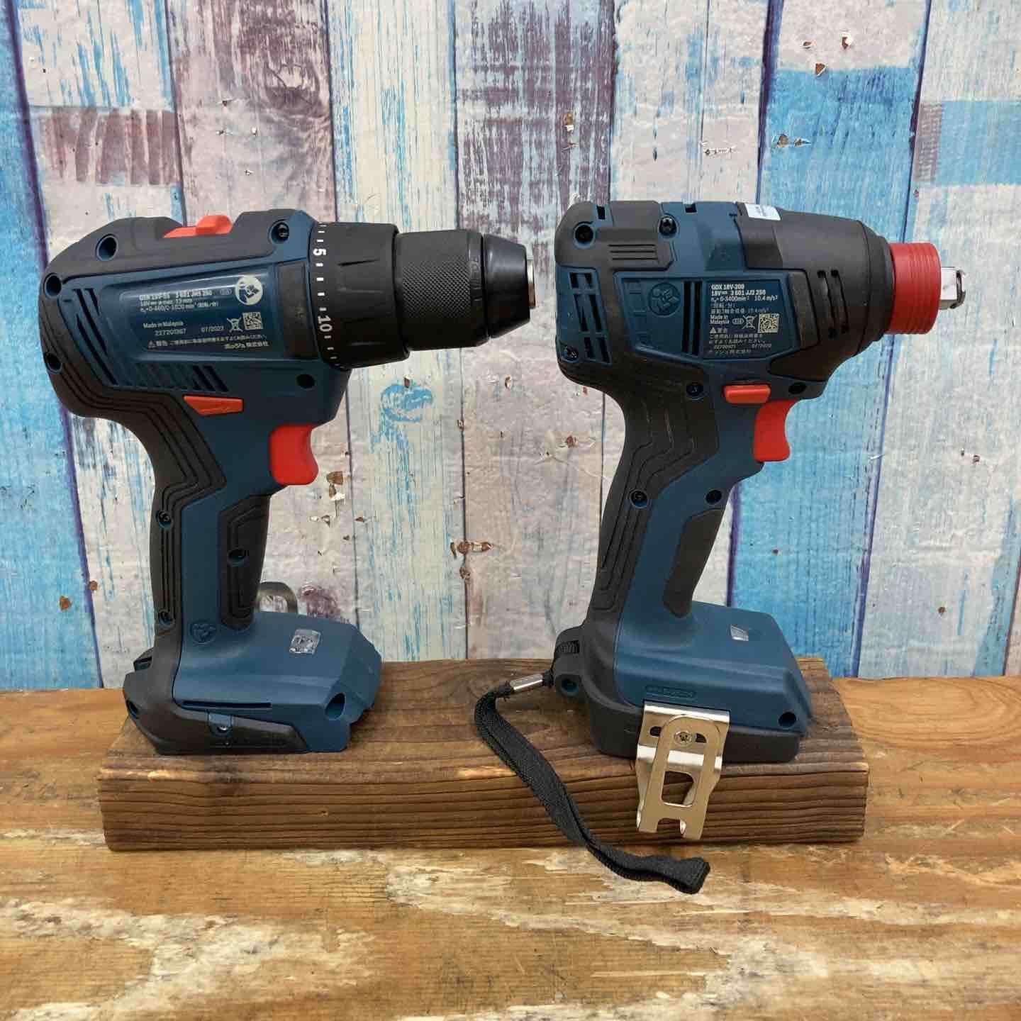 ボッシュ BOSCH コードレスインパクトドライバーインパクトレンチ兼用 GDX18V-200H コードレスドライバードリル GSR18V-55 コンボキット GDX18V200GSRN 青 柏店