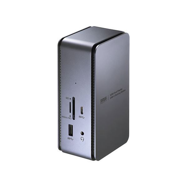 サンワサプライ USB Type-Cドッキングステーション HDMI×2画面出力対応 USB-CVDK12