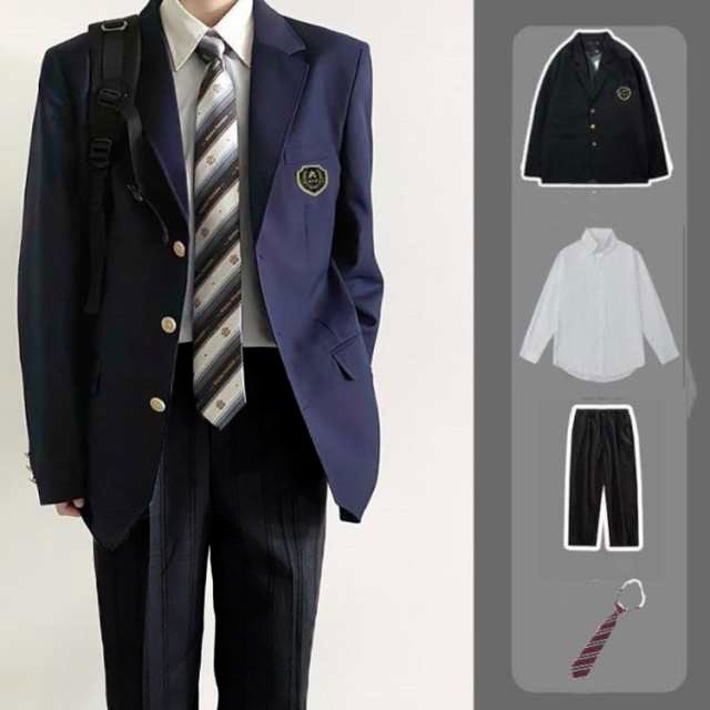 シゲ　学生服上下男子185 学生服上下セット（漆黒/標準型/A体/B体）