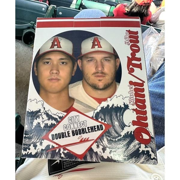 大谷 トラウト ボブルヘッド 2023年7月1日 球場配布 球場限定】 7月1