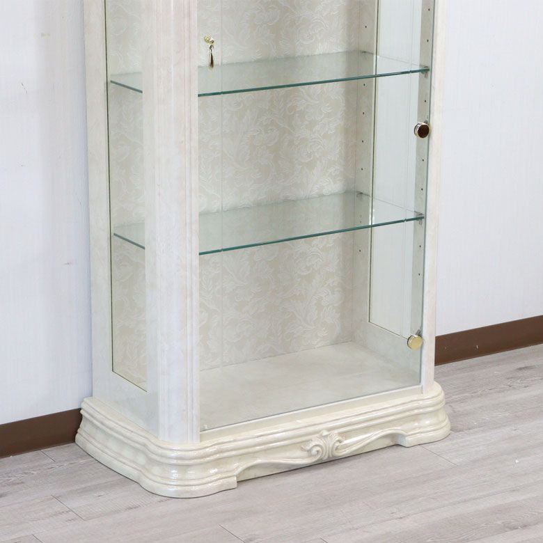 サルタレッリ アマルフィ キャビネット ショーケース アイボリー