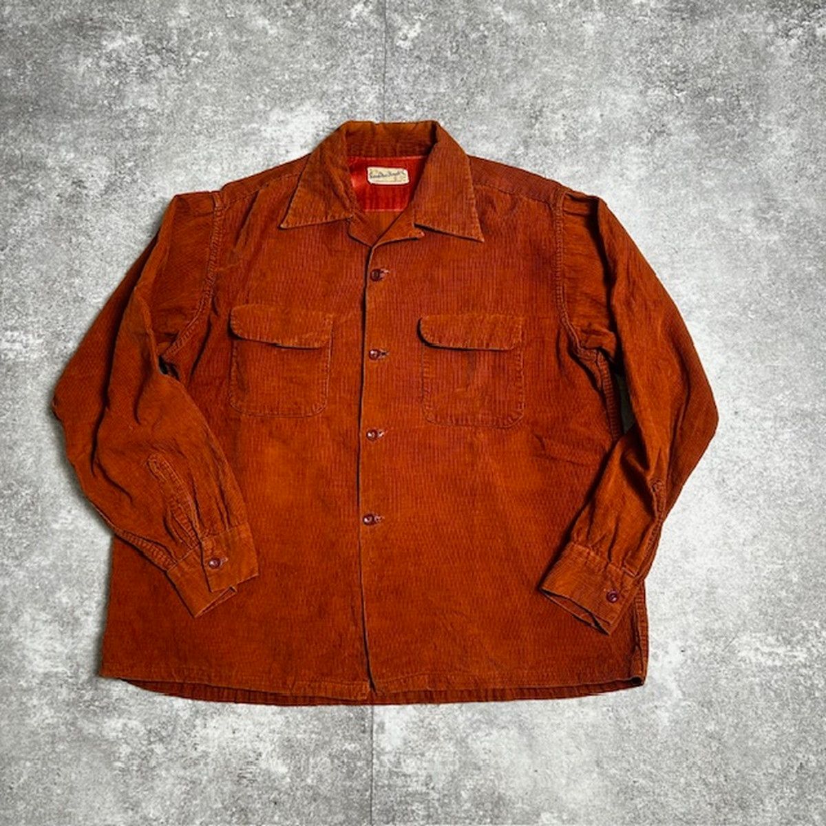 50's 60's Sandy Mac Donald コーデュロイシャツ 開襟シャツ ヴィンテージ