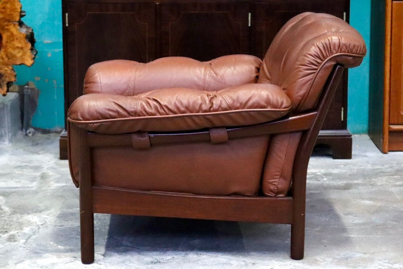 GMIH223D maruni マルニ Madison 1人掛けソファ シングルソファ 本革 ブラウン 北欧スタイル ヴィンテージ マルニ NEXPOTALLINN_EU