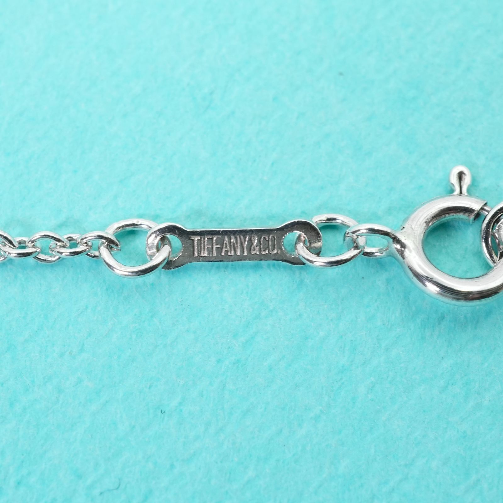 極美品68cm ティファニー ロング チェーン ネックレス/24-5031S 家の鍵