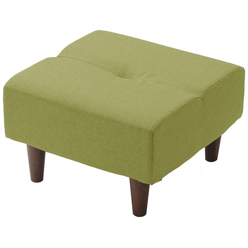 在庫 セルタン オットマン スツール 脚置き ポケットコイル AUGUST オーガスト シングルタイプ ポケットコイル ヴィンテージ タスクグリーン 組合せ自在 高反発 A791p-583GRN 1人掛け 1