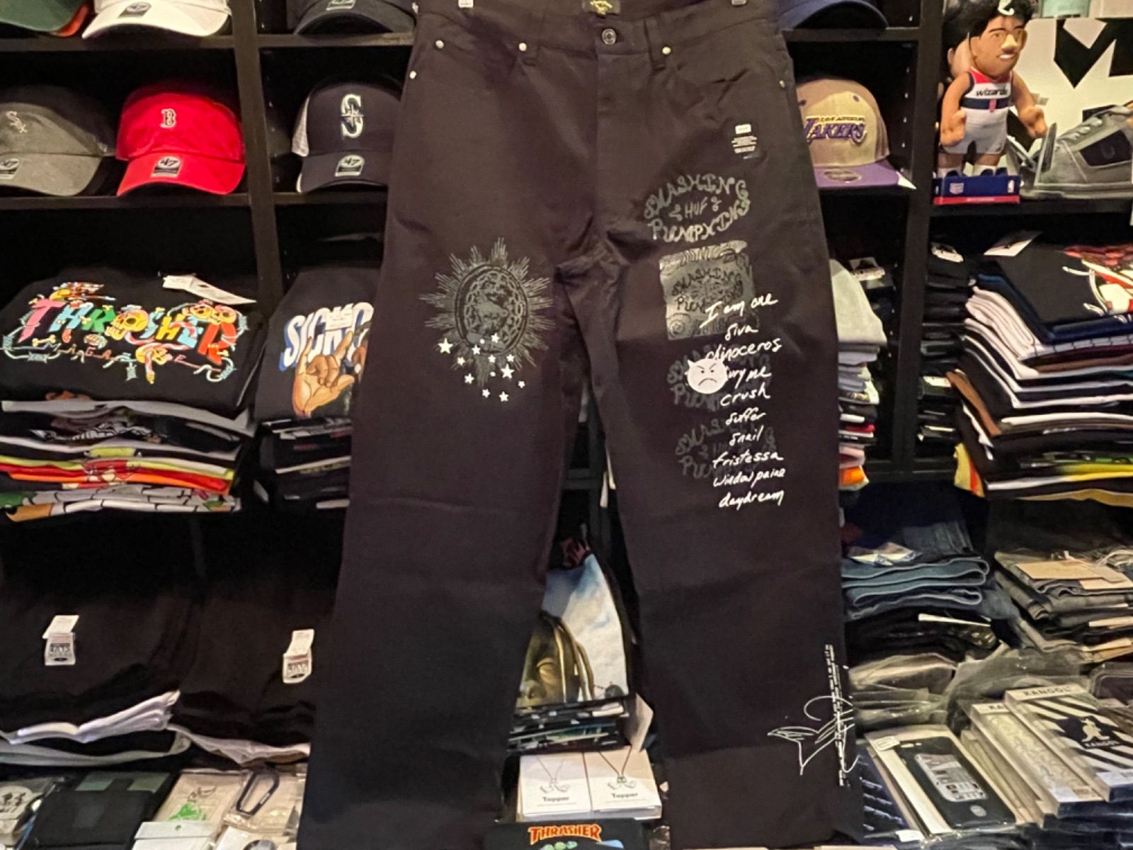 HUF X SMASHING PUMPKINS MUZZLE 5-POCKET PANT 34インチ - メルカリ