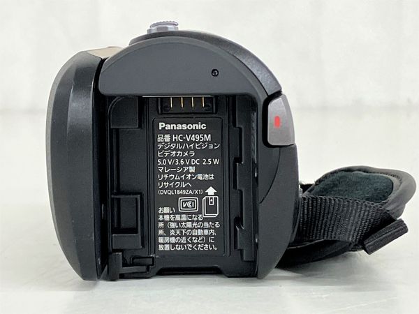 動作保証】Panasonic パナソニック HC-V495M ビデオカメラ 家電 中古 