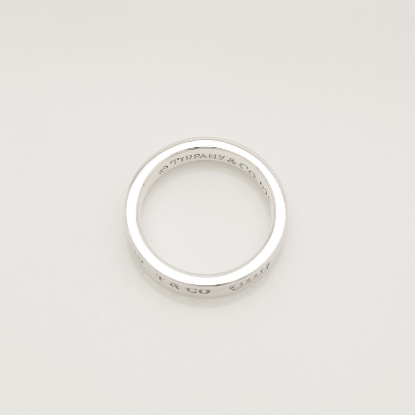 TIFFANY&Co. ティファニー リングナロー1837 AG925 10号 TIFFANY&Co ティファニー ナロー ミディアム リング 10号 指輪