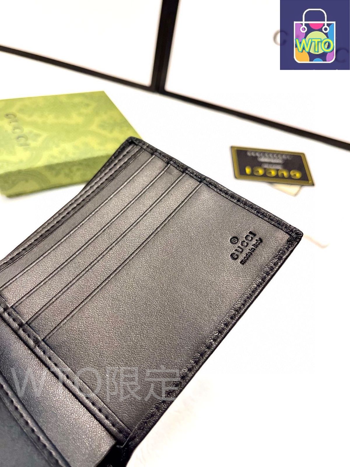 今日WTO】Gucci グッチ 男士クラシックショート?折財布 高品質