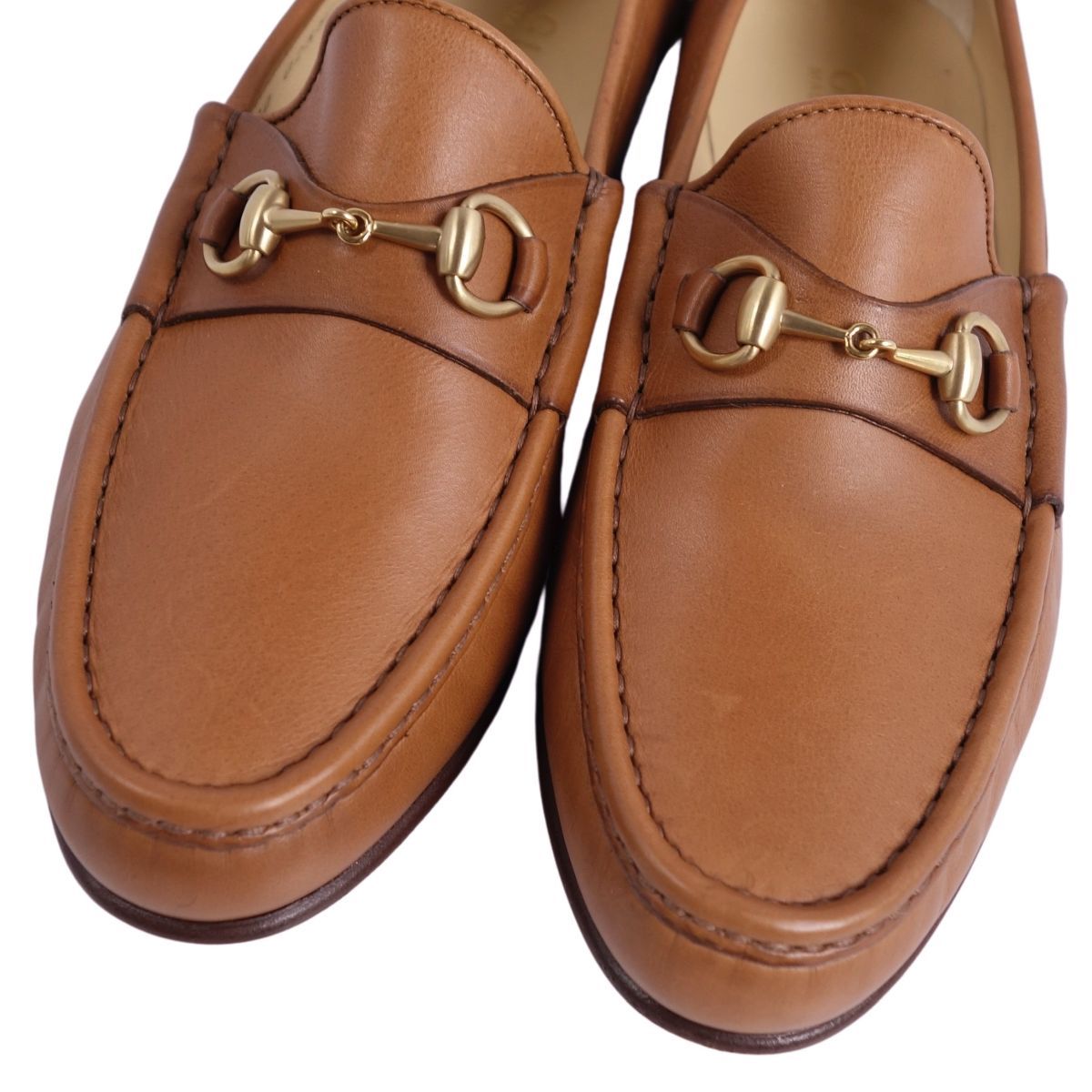 未使用 Vintage グッチ GUCCI ローファー モカシン ホースビット