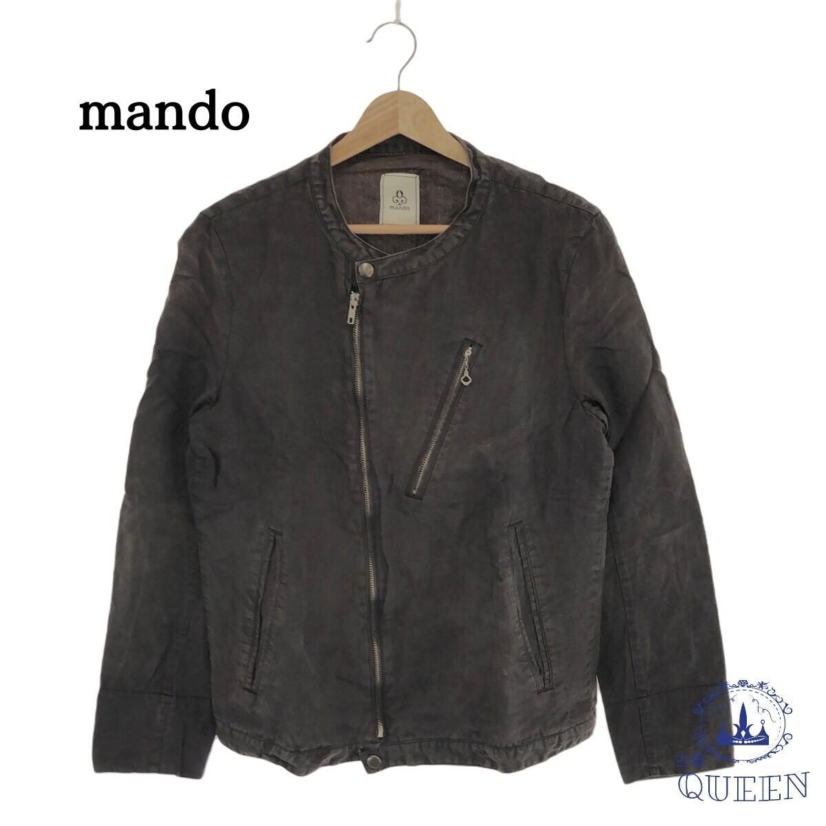 訳アリ】 mando マンドゥ アウター ジャケット ライダース 長袖 