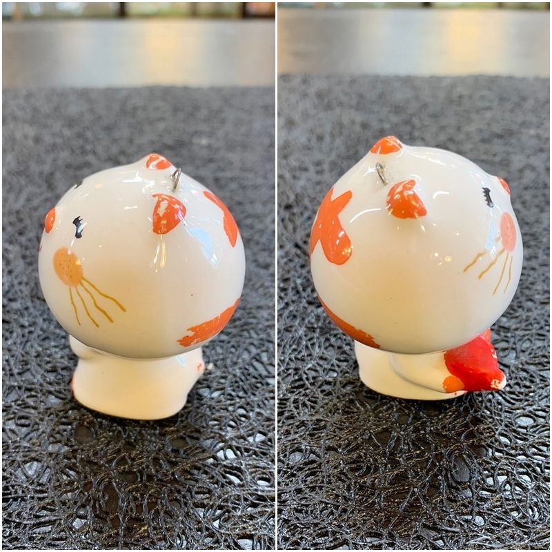 昭和レトロ 水森亜土 ネコのみーたん アドちゃん 猫 陶器 置物