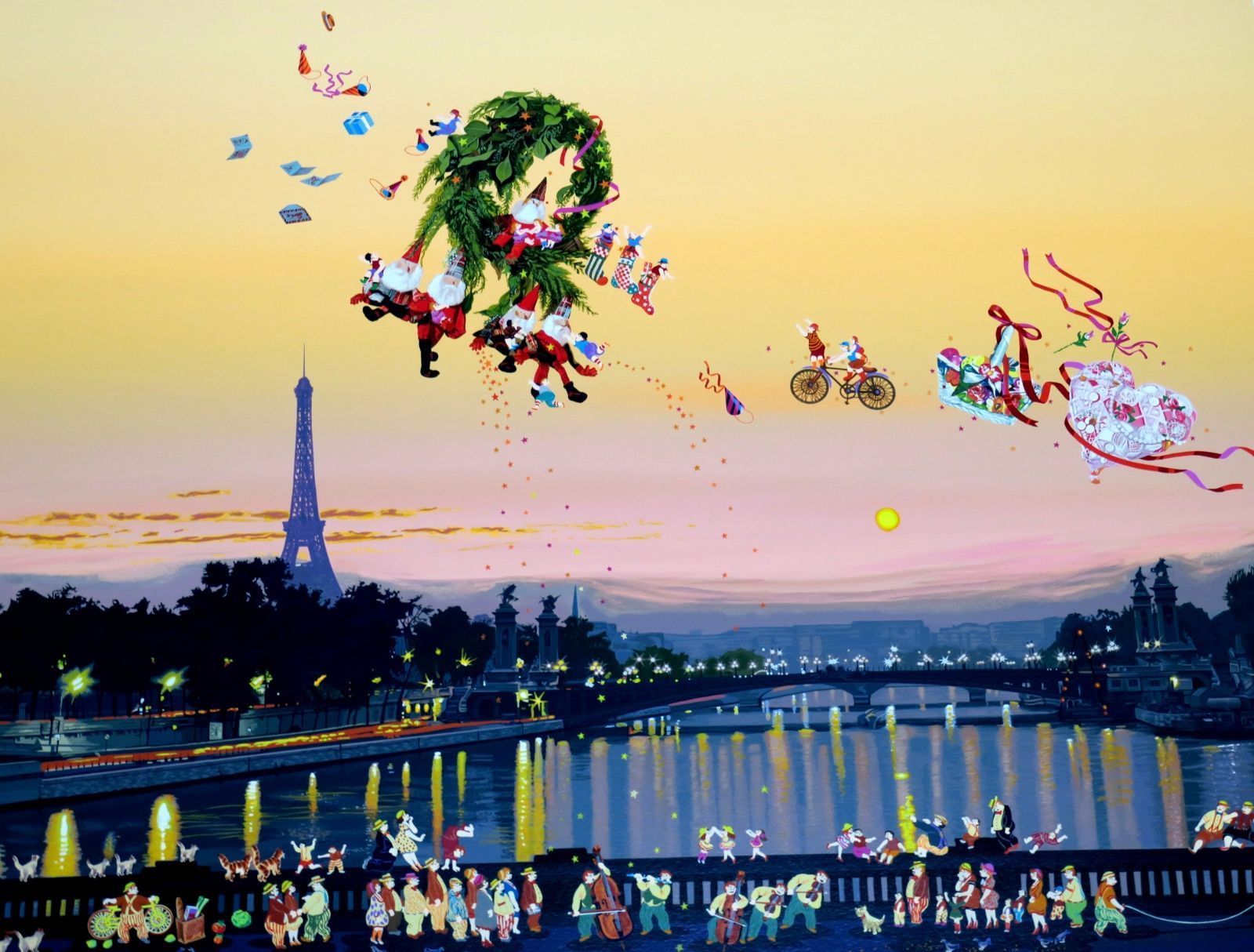 ヒロ・ヤマガタ】 ラブレター シルクスクリーン 山形博導 大判：額装