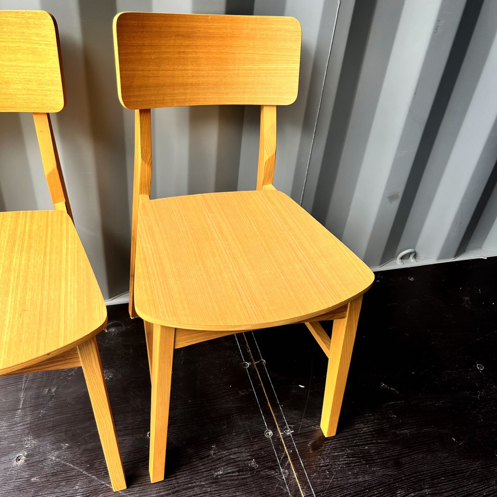 取付無料！フランフラン コムンチェア 北欧風天然木ナチュラルダイニングチェア２脚 取付無料！フランフラン コムンチェア 北欧風天然木ナチュラル