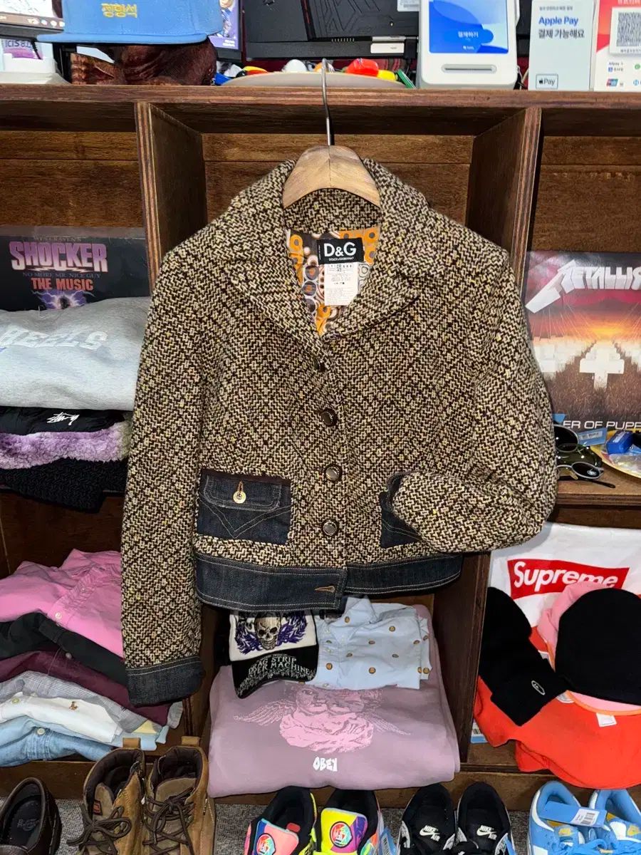 Dolce-Gabbana ドルチェ＆ガッバーナ マルチ デニム ラナウル ツイード ジャケット