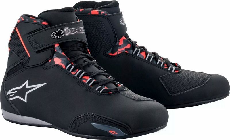 Alpinestars / アルパインスターズ Sektor 防水 シューズ ブラック  グレー  レッド サイズ 12.5 | 2544519-1118125