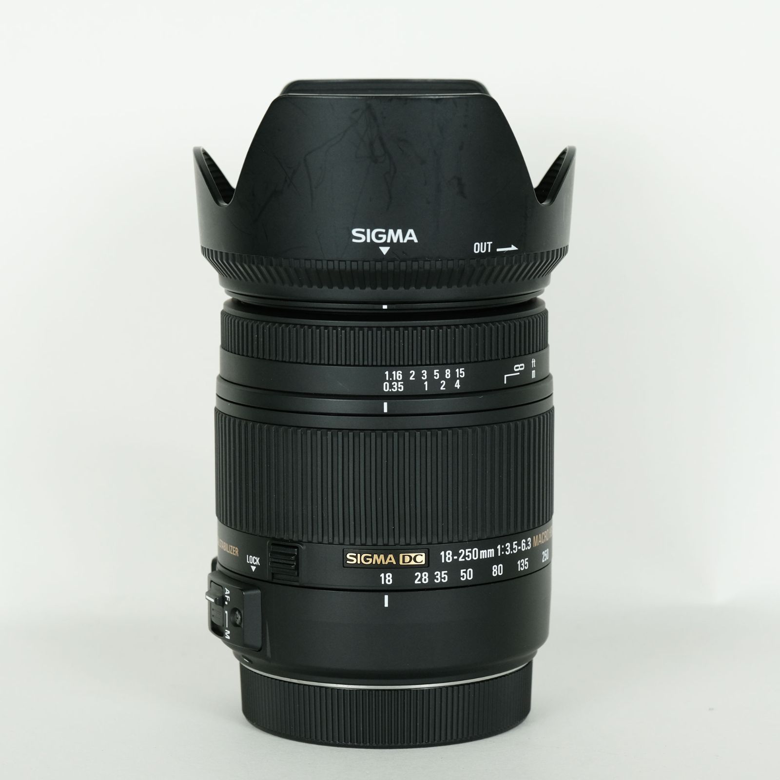 美品] SIGMA 18-250mm F3.5-6.3 DC MACRO OS HSM (キヤノンEF用 