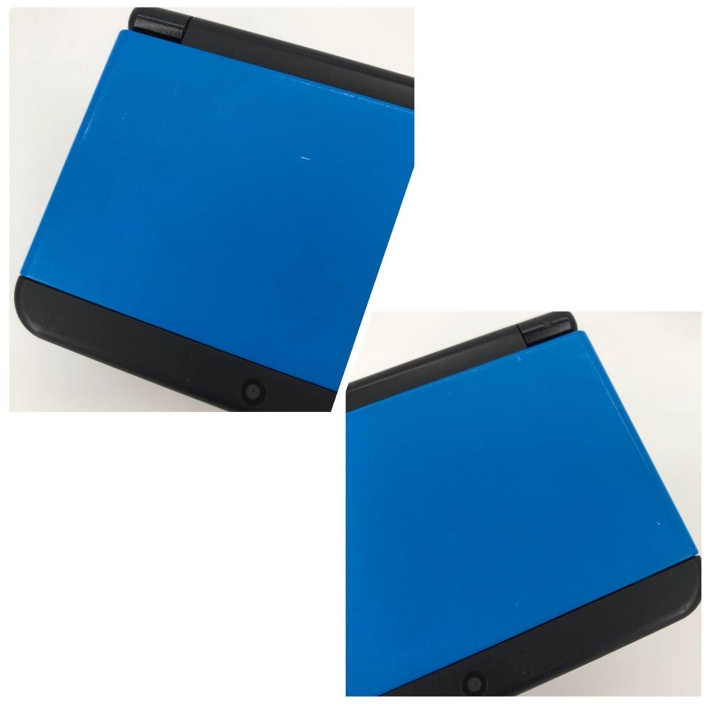 05w15792T new3DS new NINTENDO 3DS 本体のみ ブラック 着せ替えブルー タッチペン 画面やけ 動作 み ゲームハード 品