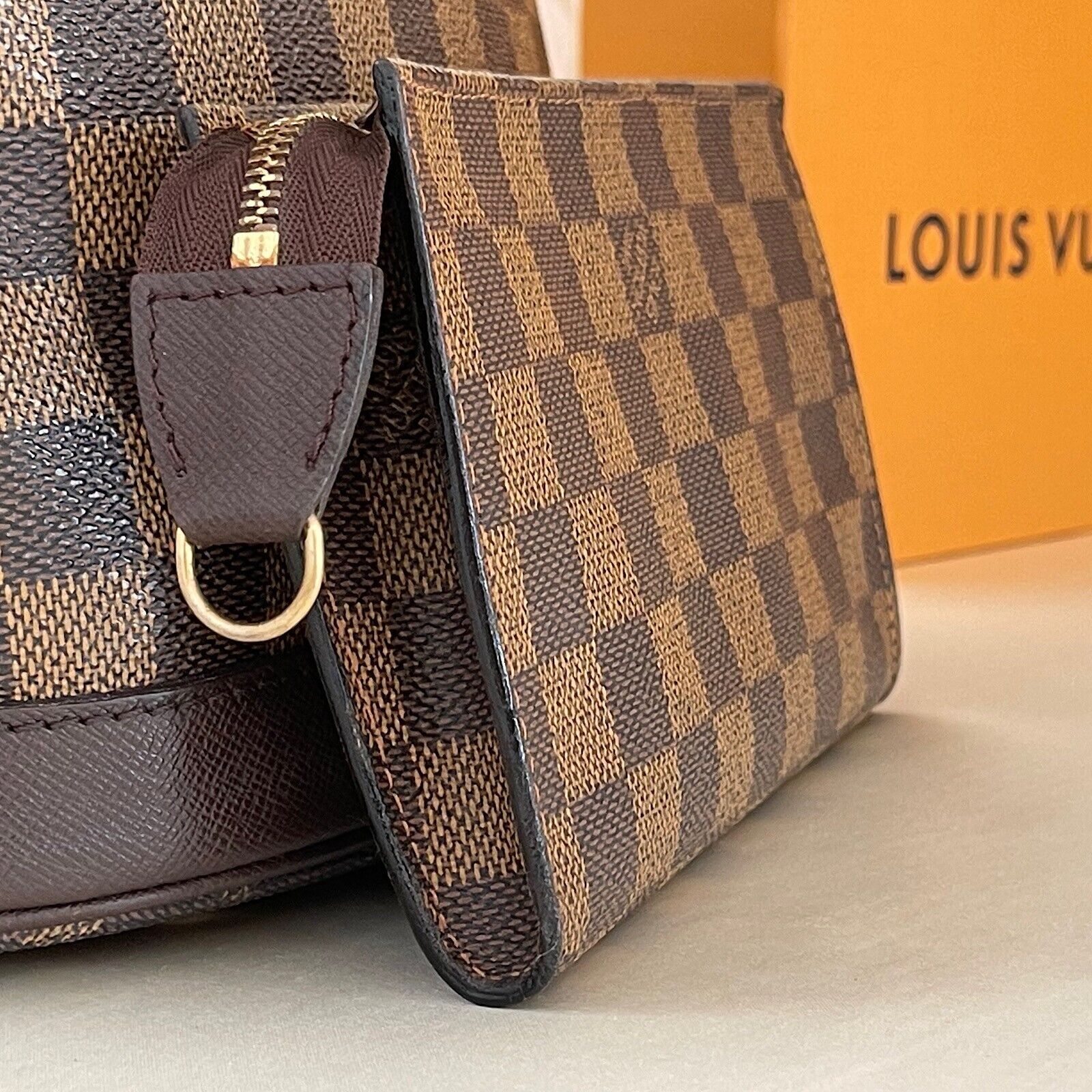 LOUIS VUITTON ルイヴィトン マレ ポーチのみ ダミエ エベヌ - メルカリ