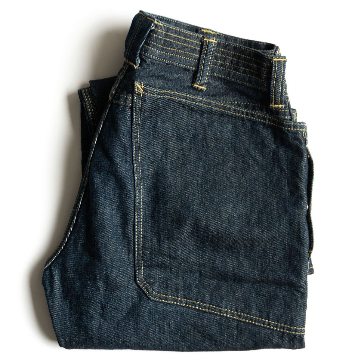 美品】SASSAFRAS【フォールリーフ デニム パンツ】M ササフラス 