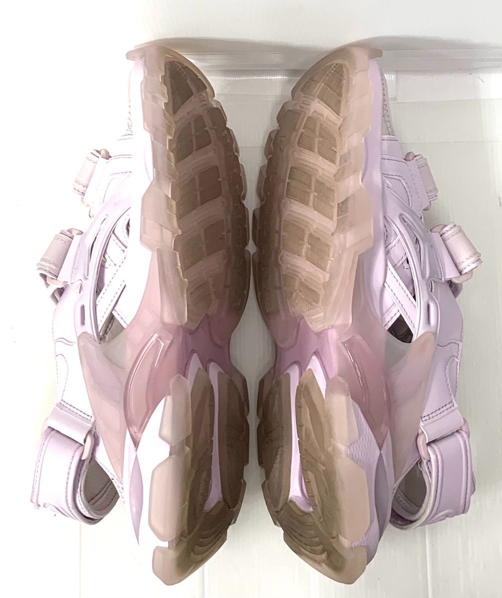 バレンシアガ BALENCIAGA トラック サンダル レザー ラバー 655948