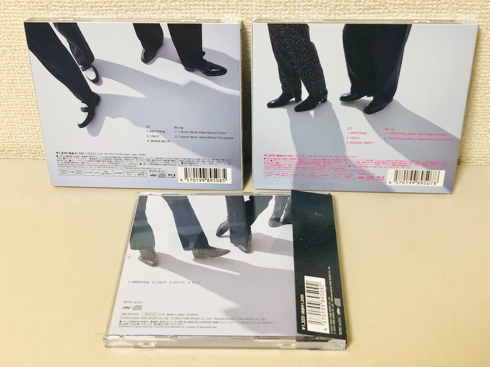 【新品未開封】IMP. SWITCHing I Got It 3形態セット 3形態まとめ買い特典付》「SWITCHing／I Got It」初回生産限定盤