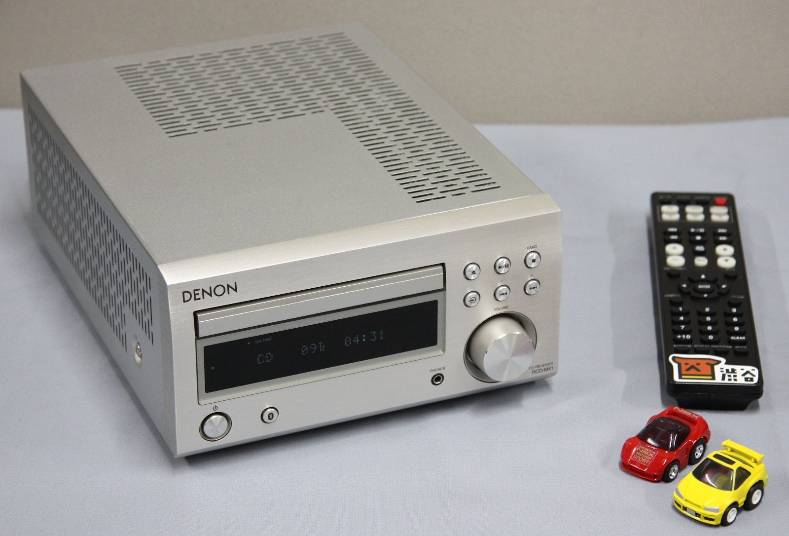 ディスクリートアンプ搭載Bluetooth®対応CDレシーバーRCD-M41リモコン付