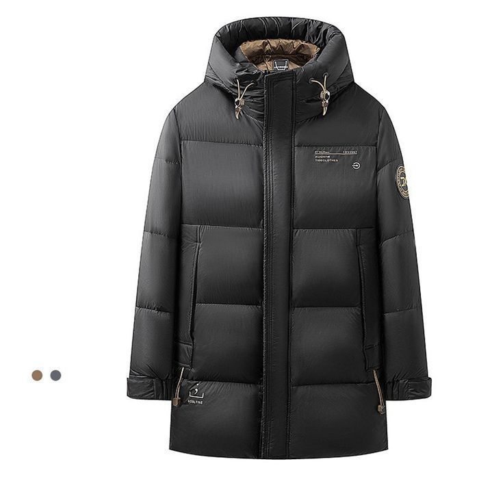 ダウンコート 90 ダウン メンズ アウター ロングコート アウター 無地 冬服 防寒 暖かい 大人 通勤 通学 カジュアル スポーツ観戦 部活 運動 野球 ロングジャケット 冬 冬服 男性 ゴルフウェア Wbbu186