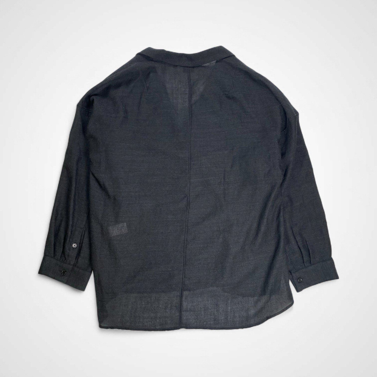 ancellm アンセルム / WOOL KERSEY TAILORED SHIRT ウールカルゼ