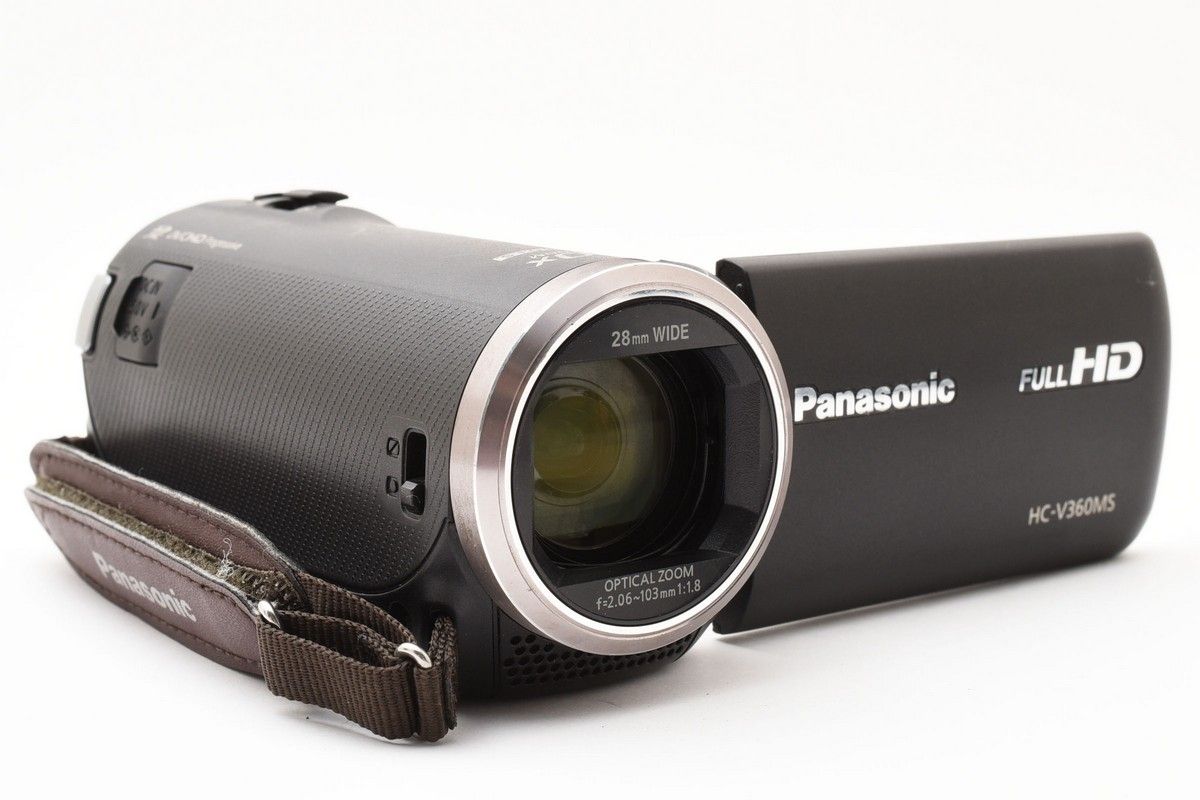 Panasonic HC-V360MS ビデオカメラ Amazon | パナソニック HDビデオカメラ V360MS 16GB 高倍率90倍