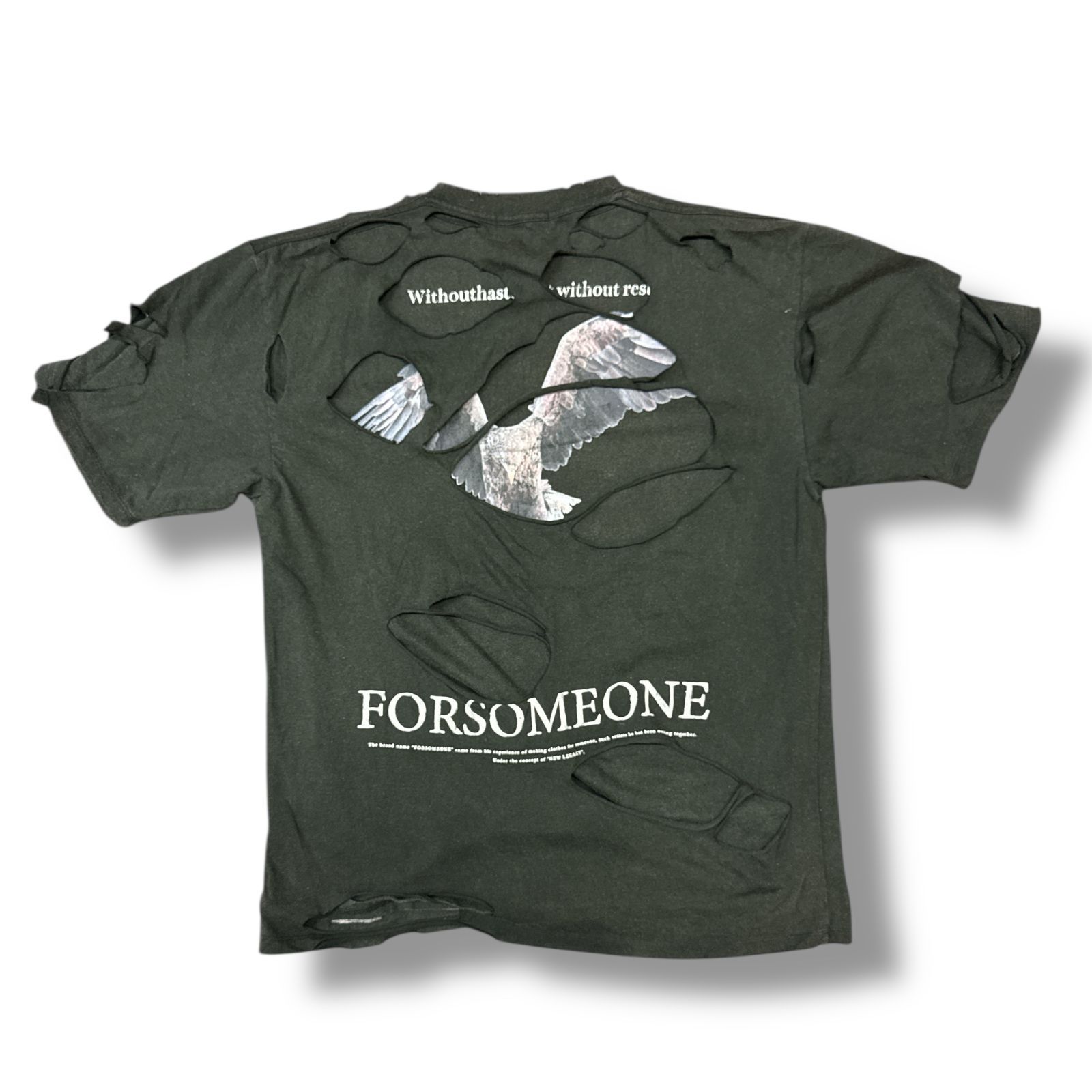 新作 FORSOMEONE フォーサムワン EAGLE SHIRT シャツ 新品 【公式通販】