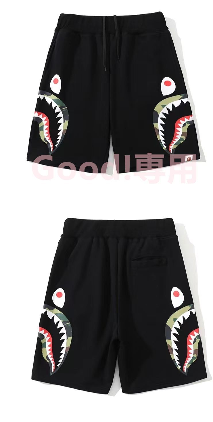 新品】A BATHING APE アベイシングエイプ Shark シャークハーフパンツ 2カラー選択 - メルカリ