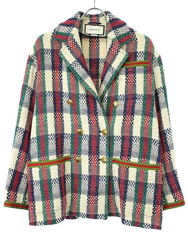 GUCCI グッチ 2019 RESORT マルチファブリック ダブルツイード